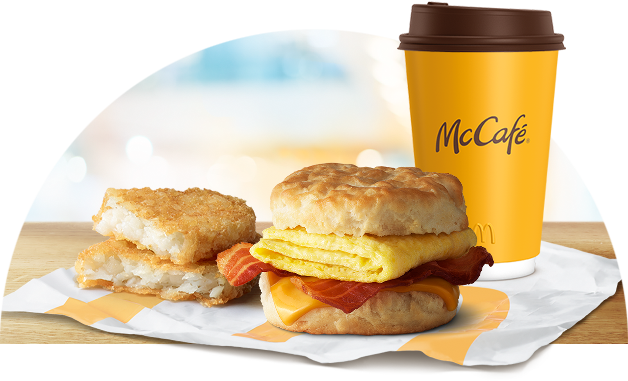 McDonald's Every school day deserves a Bacon, Egg & Cheese Biscuit