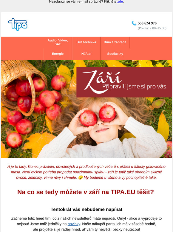 Připravte se na jízdu - zářijovou!