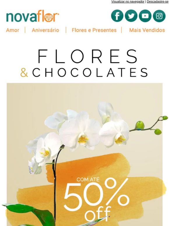 Flores, chocolates e um dia mais feliz ï»¿ðï»¿ð