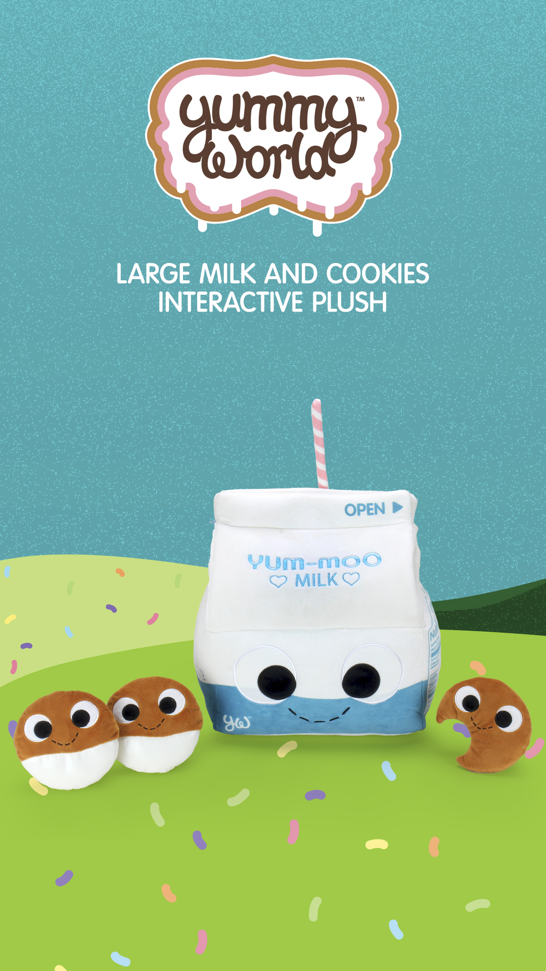 interactive milk plush