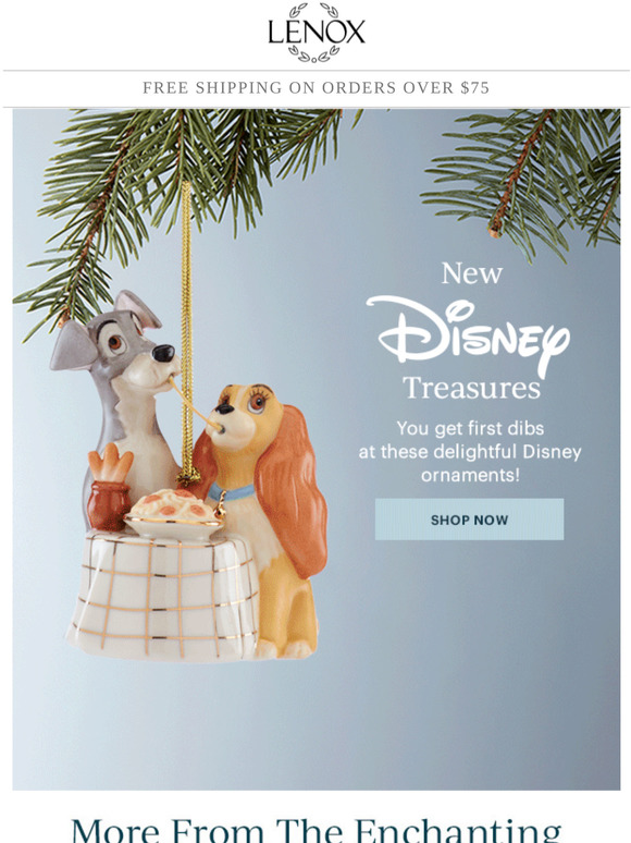 Lenox NEW Disney Ornaments Are Here! Milled