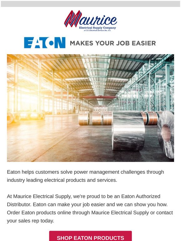 Make your job easier with Eaton