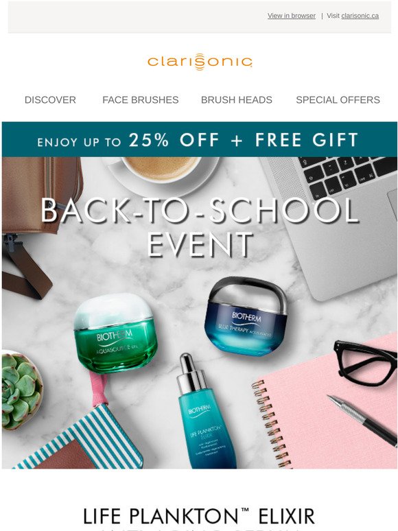 Get ready for Back-to-School with Biotherm's Bestsellers📚