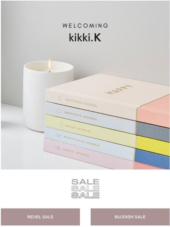 Welcoming kikki.K + SALE!