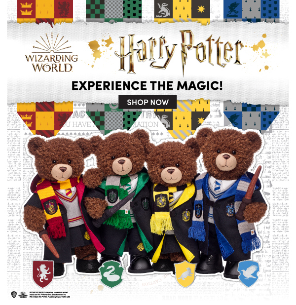 Build A Bear New Harry Potter Collection Join Our Pre Waiting Room To Purchase Milled