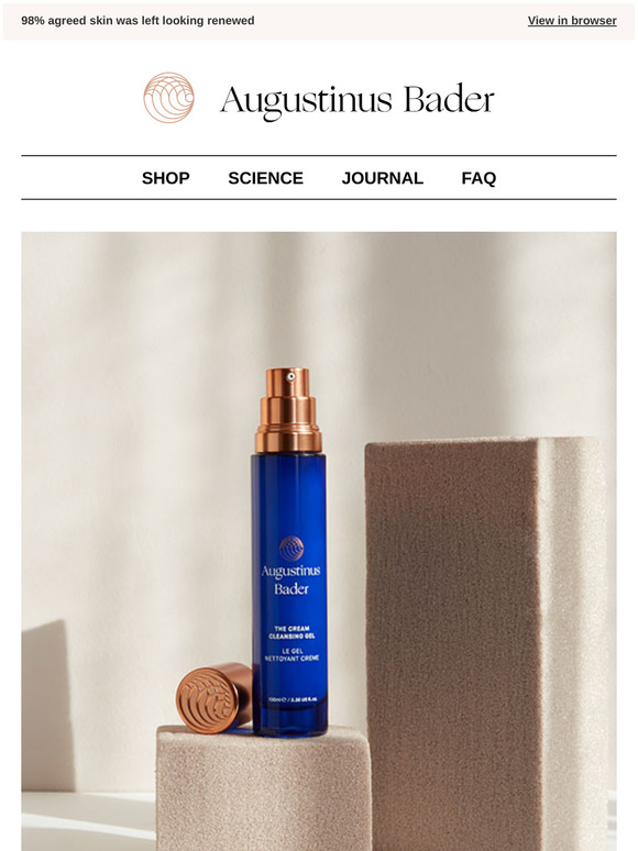 augustinus bader cream cleansing gel