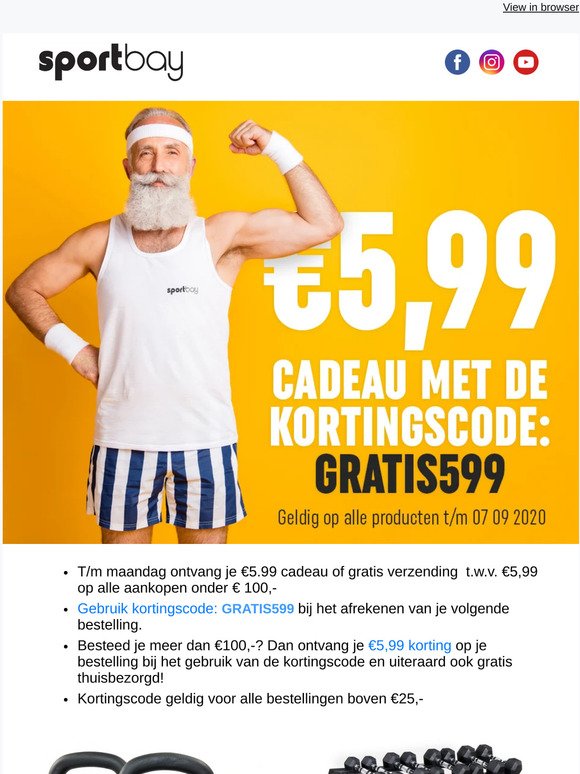 Sportbay Nl Email Newsletters Shop Sales Discounts And Coupon Codes