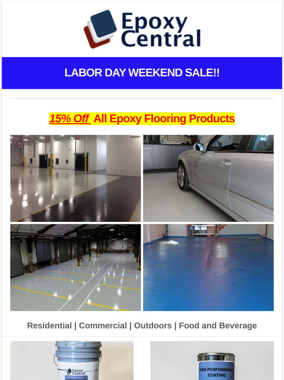 LDW Sale 15% Off 📢 All Epoxy Flooring Products