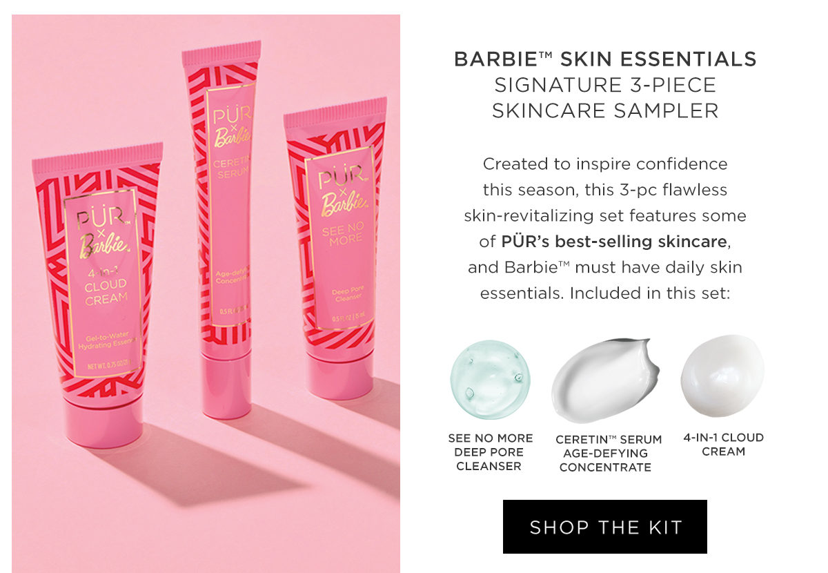 pur x barbie skin essentials