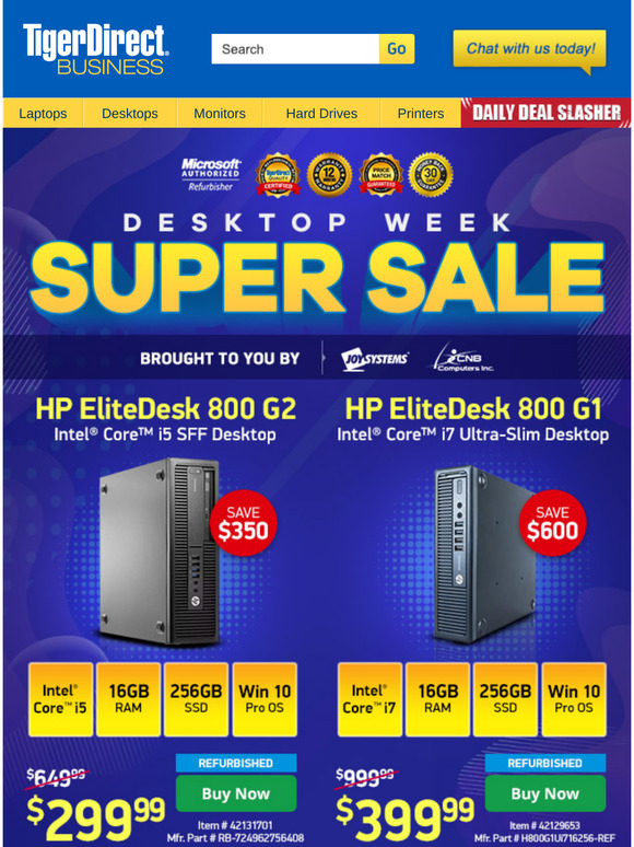 TigerDirect: Hot PC Deals! 🔥 $449 Dell i7 AIO PC | Milled