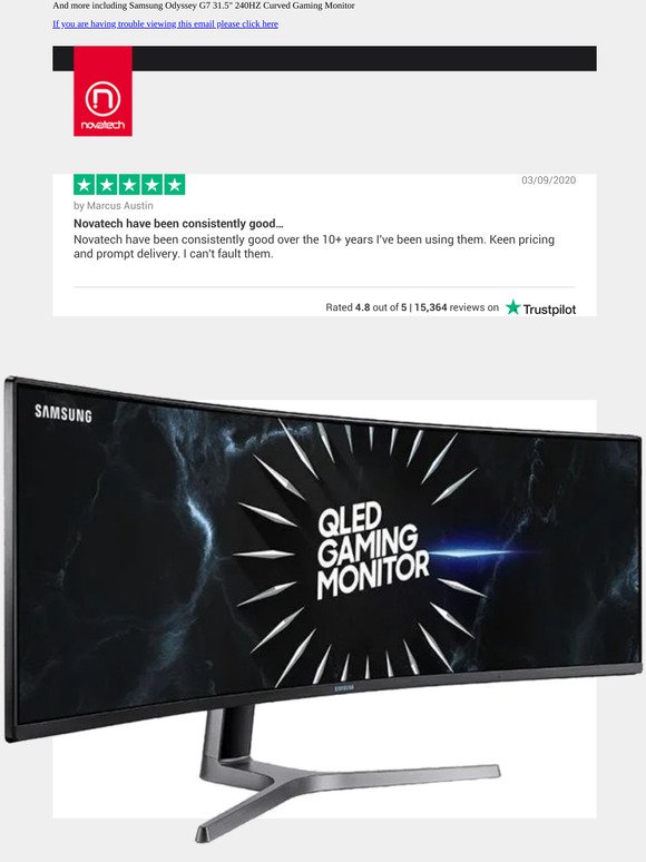 Samsung C49RG90SSU 49" Curved Gaming Monitor