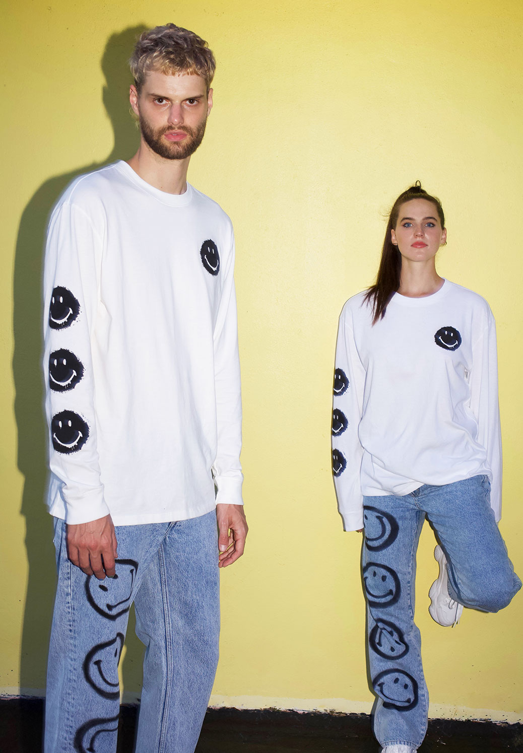 Bershka x smiley jeans Clearance