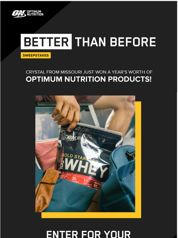 Here's Your Chance to Win a Year of Supplements!