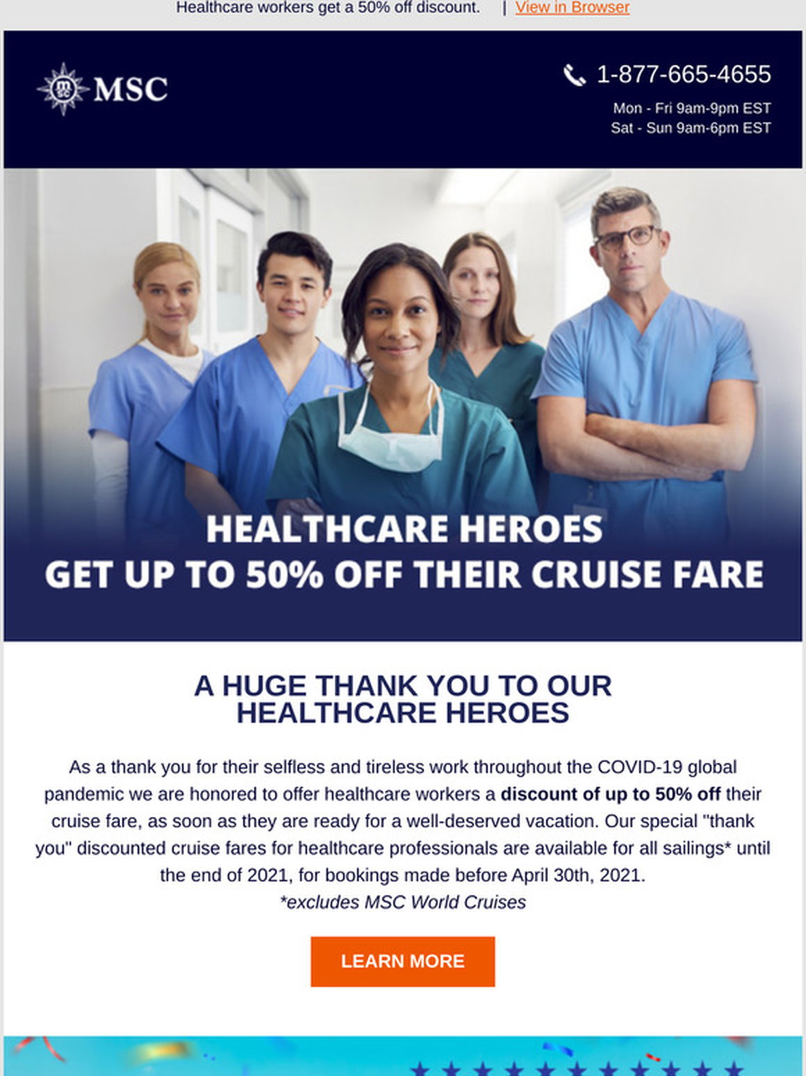 cruise healthcare workers