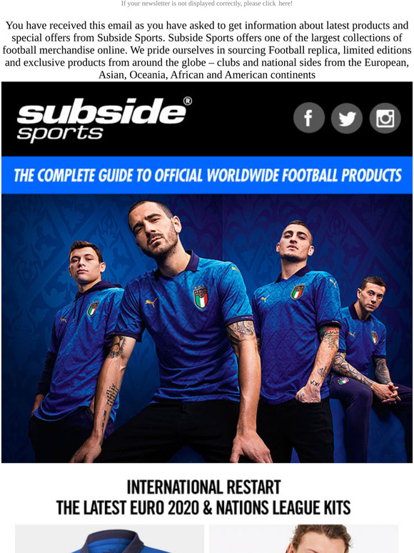 euro football merchandise