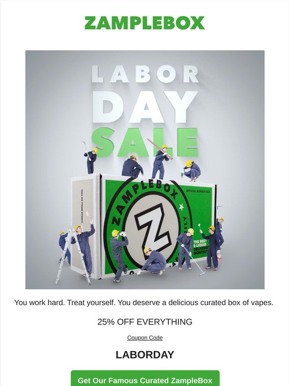 Labor Day Sale. It's time to treat yourself.