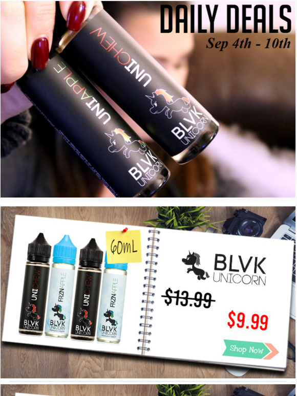Daily Deals: BLVK Unicorn $9.99, Johnny Creampuff $12.99, The One $11.99
