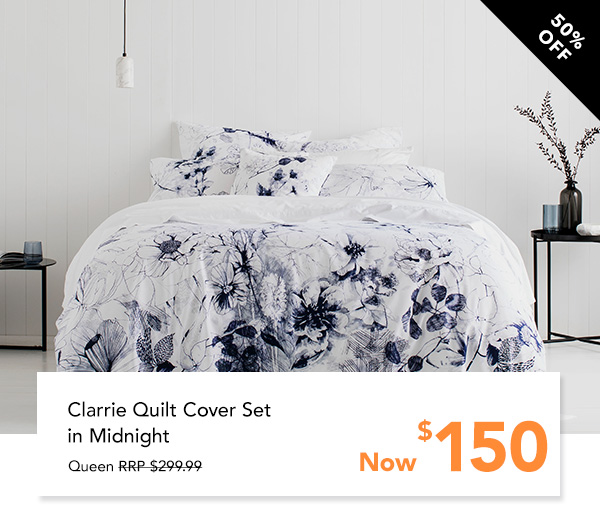 sheridan clarrie quilt cover set