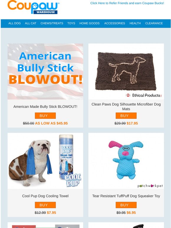American Bully Sticks & More Great Deals!