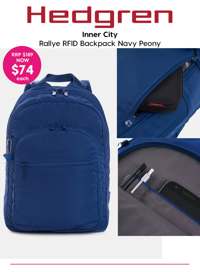 hedgren rallye backpack