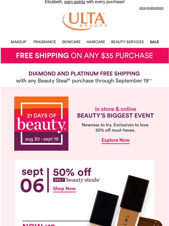 Ulta Beauty 21 Days of Beauty = ON 🎉 Milled