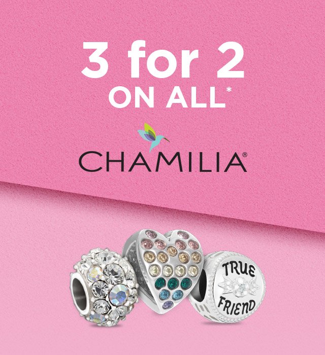 H. Samuel: 3 for 2 on ALL Chamilia 