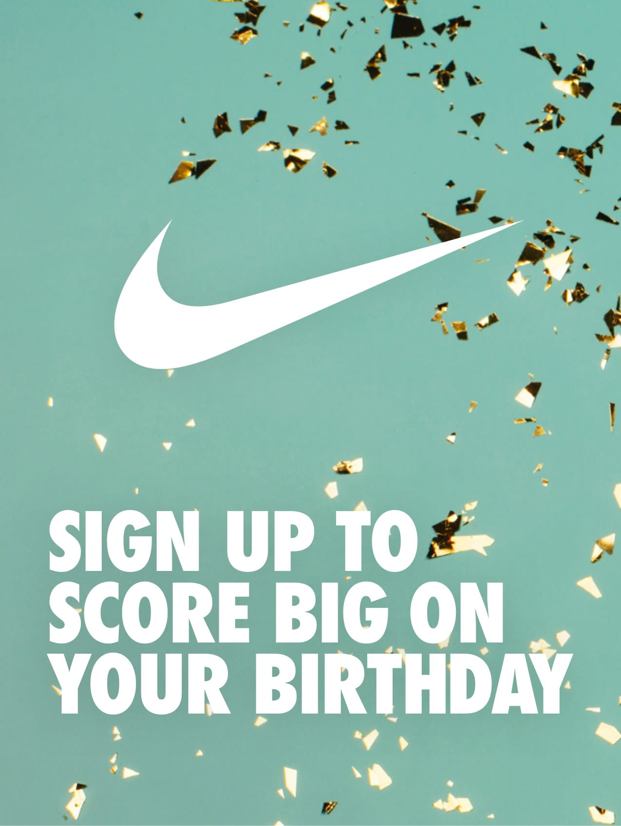 nike birthday sign up