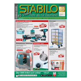 Stabilo Baumarkt Der neue STABILO Prospekt ist da mit tollen