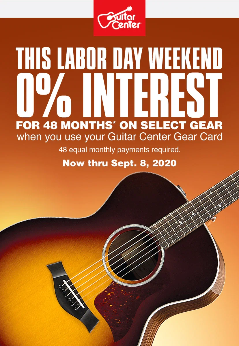 Guitar Center Get Special Financing And Reward Yourself This Labor Day Milled