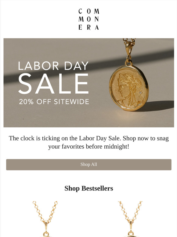 Final hours -  20% off ends at midnight!