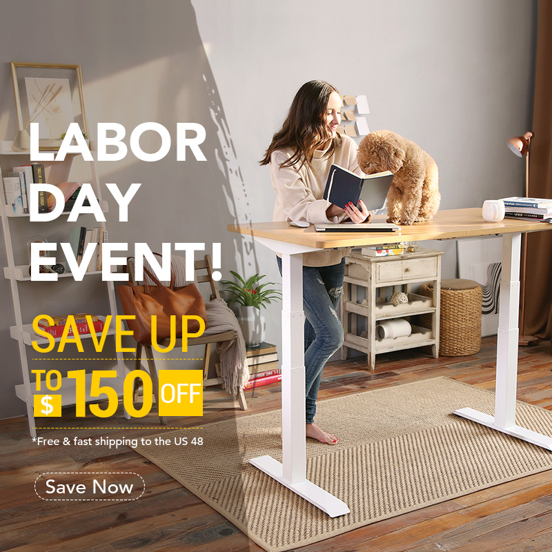 labor day standing desk sale