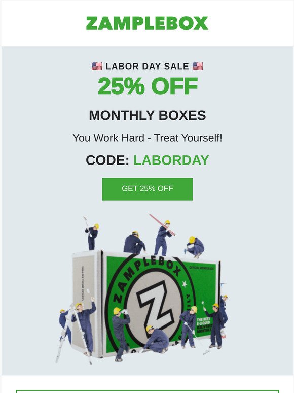 Last Call, 25% OFF Labor Day Sale