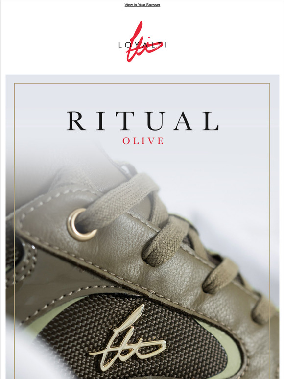 RITUAL OLIVE - LAUNCHING SUNDAY