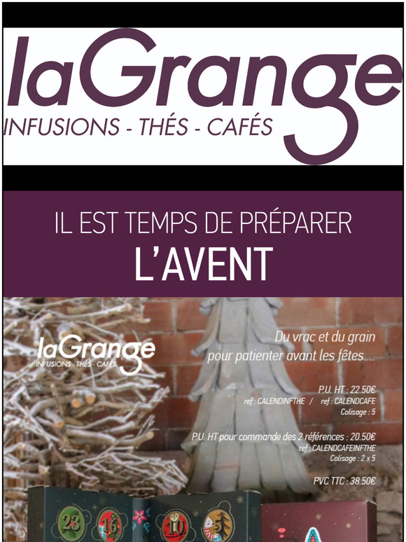 Les calendriers de l'Avent laGrange enfin disponibles🎄 🎁