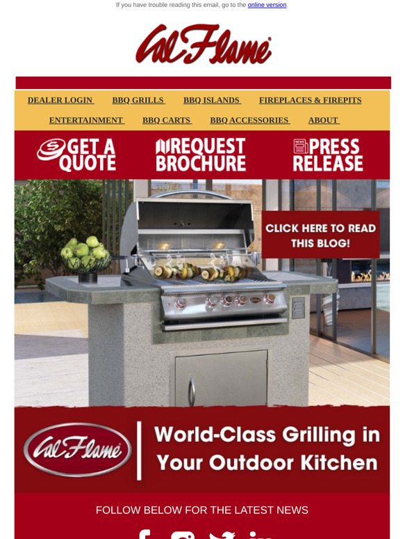 Cal Flame: World-Class Grilling In Your Outdoor Kitchen