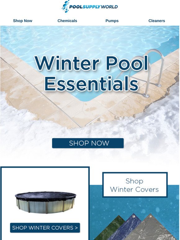 PoolSupplyWorld: ️ Is your pool ready for winter? | Milled