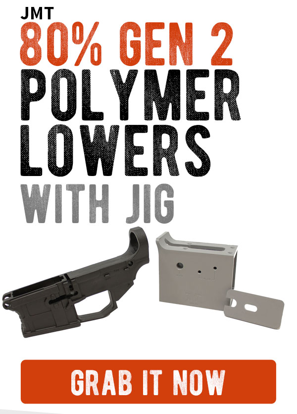 80 Lowers: 🄱🄰🄲🄺 🄸🄽 🅂🅃🄾🄲🄺 JMT 80% Gen 2 Polymer Lowers with Jigs! | Milled