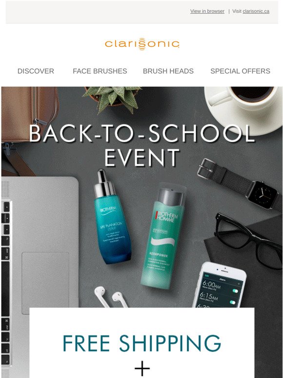 Last Hours! Enjoy Up to 25% OFF + Gift for Biotherm Back-to-School Event!