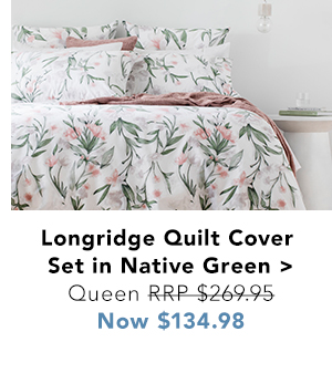 sheridan longridge quilt cover set