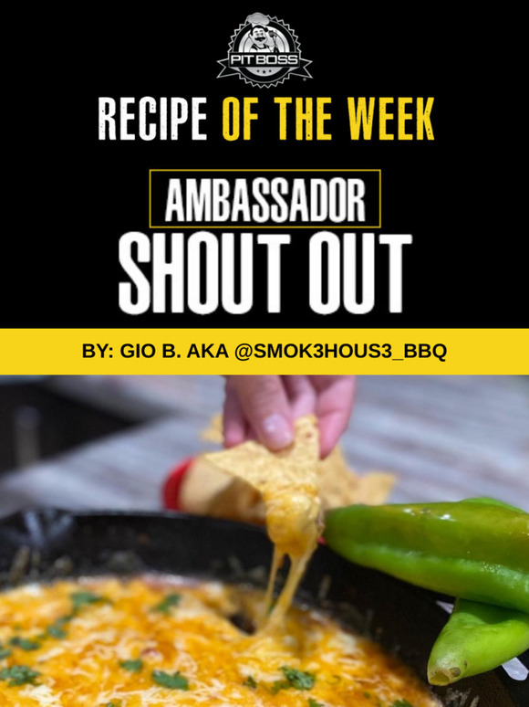 Pit Boss Grills Hatch Chiles meets Cheese Dip in this spicy Recipe of