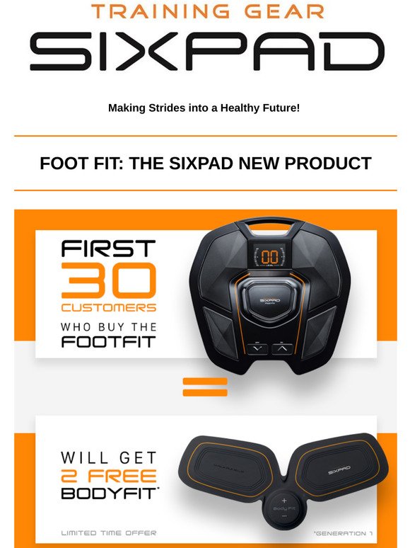 Sixpad UK: Introducing Foot Fit: The New Product by SIXPAD | Milled