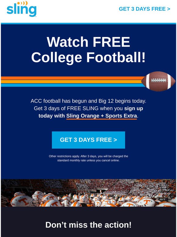 Watch FREE College Football