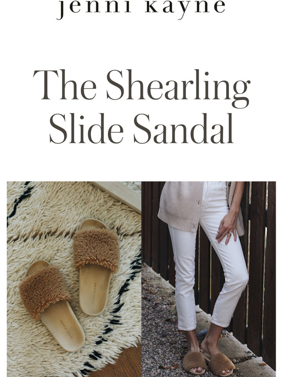 jenni kayne shearling slides