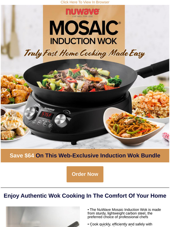 NuWave Mosaic Precision Induction Wok