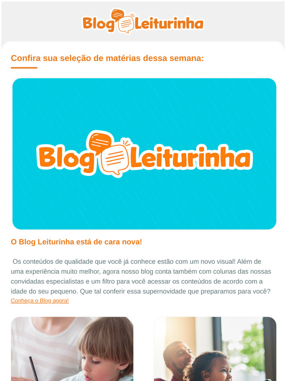 O Blog Leiturinha está de cara nova!