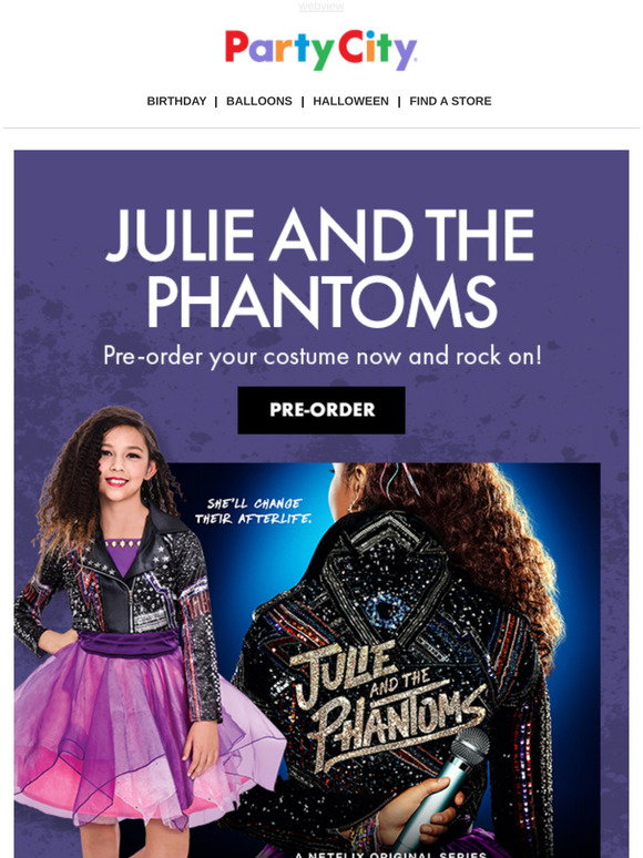 Party City Be A Star With Julie And The Phantoms Plus Trendy Costumes Face Masks And More Milled
