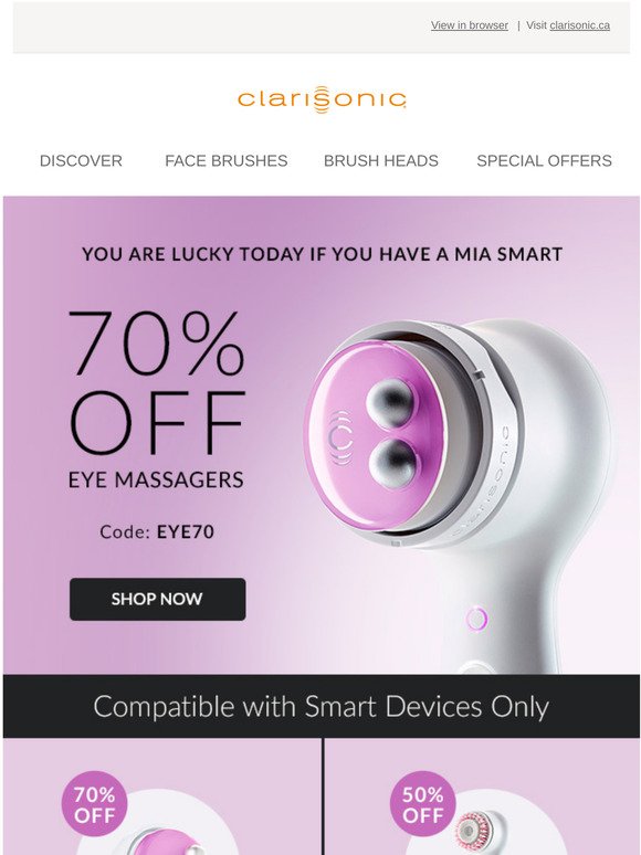 Exclusive for you! 70% off Sonic Awakening Eye Massager!