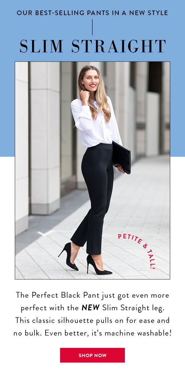 slim straight fit 