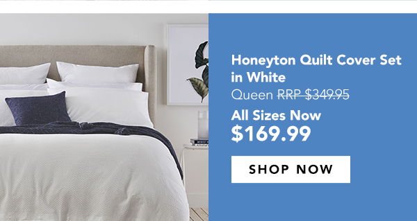 sheridan honeyton quilt cover set