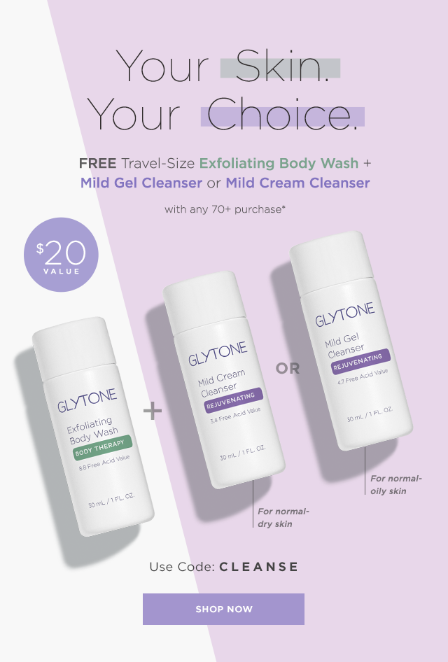 glytone mild cream wash